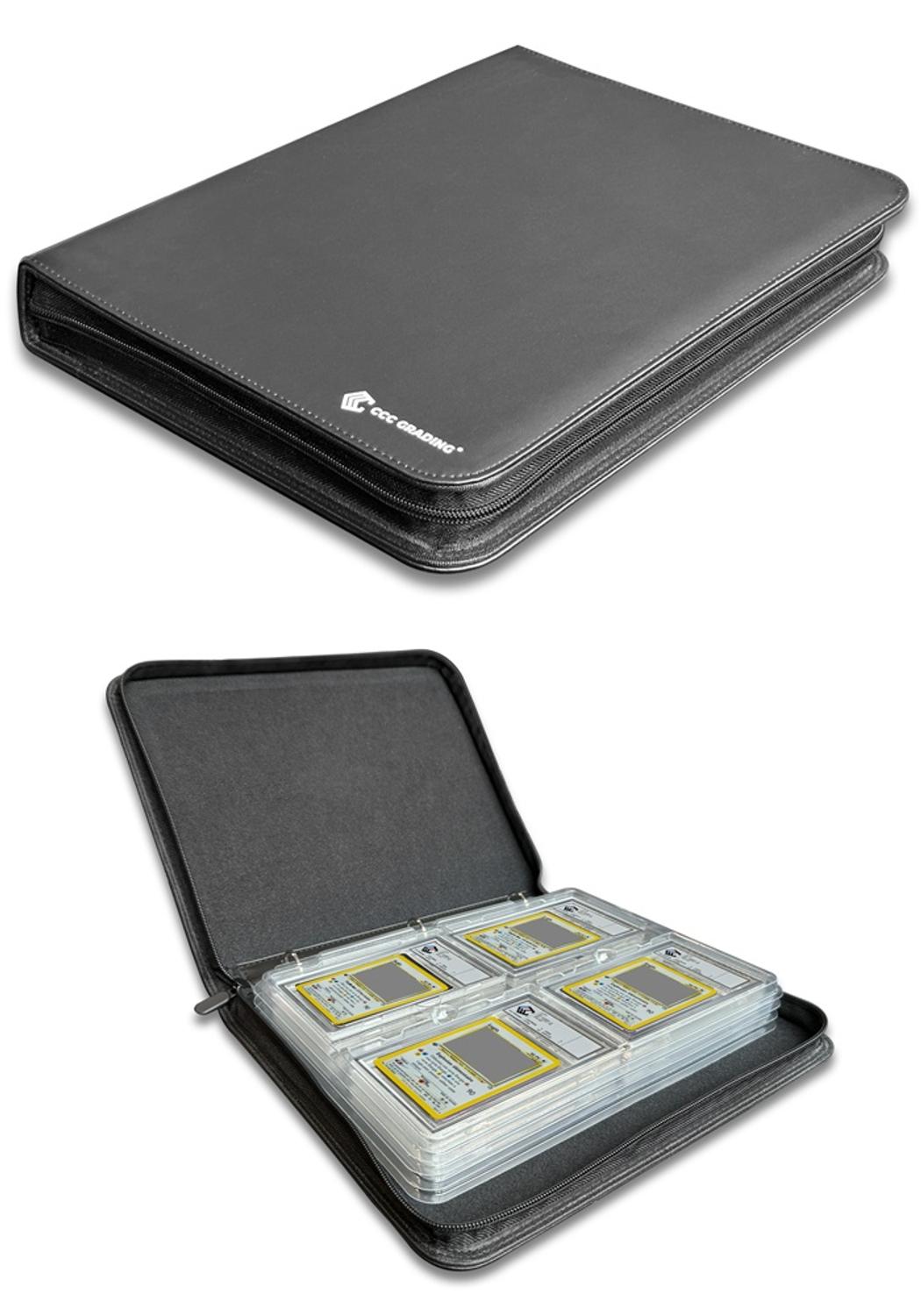 Binder et pages de classeur pour cartes grad&eacute;es CCC, PSA