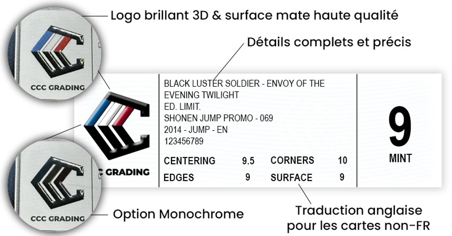 CCC Grading label front